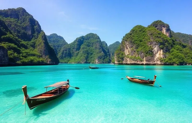 Limestone cliffs and turquoise lagoon in El Nido, Philippines